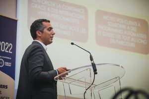 Benjamin Malka, Senior Sales Director Western, Central and Southern Europe, Personetics - IN BANQUE 2022 - Crédit photo : Guillermo Gomez
