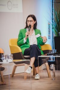 Capucine Cusinberche – Directrice de la finance durable, Greenly - IN BANQUE 2022 - Crédit photo : Guillermo Gomez